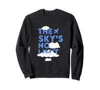 The Sky's No Limit Motivational Quote Sweatshirt