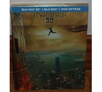 The Skyscraper Blu-Ray 3D + Blu-Ray + DVD Extras New Steelbook Action