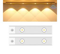 The Sleek USB-Powered Motion Sensor Light, Ultra Thin USB LED Motion Sensor Light, Isistore USB LED Light Motion Sensor Wireless Ultra Thin LED, Under Cabinet Lights, 3 Light Modes (White 40cm, 3PCS)