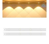 The Sleek USB-Powered Motion Sensor Light, Ultra Thin USB LED Motion Sensor Light, Isistore USB LED Light Motion Sensor Wireless Ultra Thin LED, Under Cabinet Lights, 3 Light Modes (White 20cm, 2PCS)