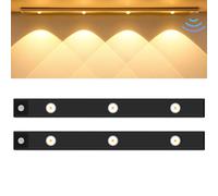 The Sleek USB-Powered Motion Sensor Light, Ultra Thin USB LED Motion Sensor Light, Isistore USB LED Light Motion Sensor Wireless Ultra Thin LED, Under Cabinet Lights, 3 Light Modes (White 40cm, 3PCS)