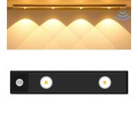 The Sleek USB-Powered Motion Sensor Light, Ultra Thin USB LED Motion Sensor Light, Isistore USB LED Light Motion Sensor Wireless Ultra Thin LED, Under Cabinet Lights, 3 Light Modes (White 40cm, 3PCS)