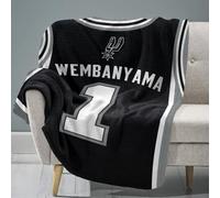 The Sleep Squad San Antonio Spurs Victor Wembanyama 60'' x 80'' Plush Blanket - an NBA Jersey Throw