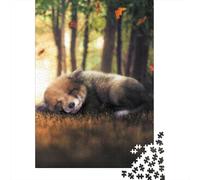 The Sleeping Fox Cub Adult Jigsaw Puzzle, 1000 Pieces, 70x50cm/1000pcs, Screen-Free Leisure, Weekend Downtime And Year-Round Leisure
