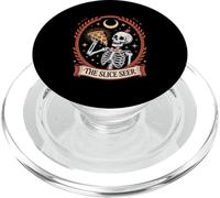The Slice Seer Skeleton Tarot Pizza Moon Mystic PopSockets PopGrip for MagSafe