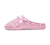 The Slipper Company Womens Pink Floral Mule - Size 8 UK - Pink