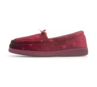 The Slipper Company Womens Red Star Moccasin