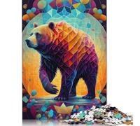 The Slow And Mighty Bear Puzzle for Adults And Teenagers 1000 Pieces Paper Puzzles for Adults Puzzles for Teenagers Age 12 Years Up 1000pcs (38x26cm)