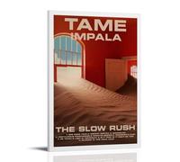 The Slow Rush by Tame Impala Poster Canvas Oil Painting Decorative Painting Art Poster Hanging Painting Home Living Room Bedroom Dining WallFrame-style24x36inch(60x90cm)