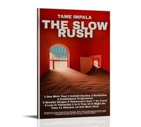 The Slow Rush by Tame ImpalaPoster Canvas Classic Decoration Waterproof Fading Mural Art Universal Decoration Painting Give Friend Teacher Gift08x12inch(20x30cm) Frame-style