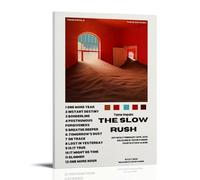 The Slow Rush-Tame ImpalaArt Decoration Painting Waterproof And Stain Resistant, Living Room Study Coffee Shop Wall Painting Free Installation Easy to Clean Preferred Gift Giving OptionFrame-style12x1