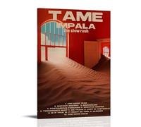 The Slow Rush Tame ImpalaWaterproof Posters Wall Art Posters Waterproof Home Printing Moisture-proof Easy to Install And Fade ResistantFrame-style08x12inch(20x30cm)