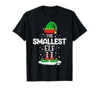 The Smallest Elf Christmas Family Matching Outfit Xmas Group T-Shirt