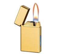 The Smart Kerosene Lighter is Equipped with Four Ignition Modes, Voice-Controlled Soft Flame, and Portable Design. It is Very Suitable for Collection, Decoration or as a Gift for Men.(Gold)