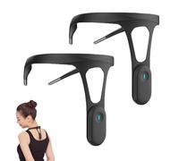 The Smart Luxe for Women - Invisible Corrector, Adjustable Back Brace for Straight, Comfortable & Breathable rt for Office, Driving, Workouts (Black *2)
