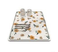 The Smart Way to Keep Your Counters Clean Our Stylish And Effective Dual Purpose Dish Mats (A)