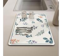The Smart Way to Keep Your Counters Clean Our Stylish And Effective Dual Purpose Dish Mats (C)