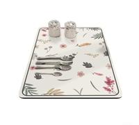 The Smart Way to Keep Your Counters Clean Our Stylish And Effective Dual Purpose Dish Mats (D)
