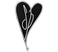 Rock Off officially licensed products The Smashing Pumpkins Gish Heart Woven Patch Accessory Size