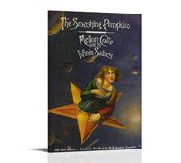 The Smashing Pumpkins Mellon Collie And The Infinite Sadness(1) Poster Wall Art Canvas Cover Aesthetic Vintage Poster Decorative Painting for Living Room Bed Room 08x12inch(20x30cm) Frame-style