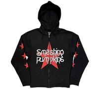 The Smashing Pumpkins Star Logo Zipped Hoodie in Black | Size: Medium The Smashing Pumpkins Black M