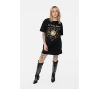 The Smashing Pumpkins Women's Celestial Sun T-Shirt Dress in Black | Size: Small The Smashing Pumpkins Black S