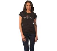The Smashing Pumpkins Gish Heart Nue Official Women's Skinny Fit T-Shirt Black, black, M