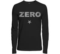 The Smashing Pumpkins Unisex Long Sleeved T-Shirt: Zero Distressed (Large)