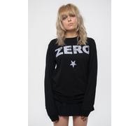 The Smashing Pumpkins Zero Distressed Long Sleeve T-Shirt in Black | Size: XL The Smashing Pumpkins Black XL
