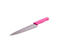 THE SMITHFIELD Samprene 8" Chef’s Knife - Versatile High-Carbon Stainless Steel Blade with Ergonomic Polypropylene Handle - Pink Handle - General Purpose Use - Dishwasher Safe