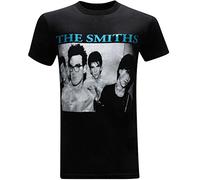 The Smiths Classic Rock Band Men's T-Shirt, Smiths Close Up, Large