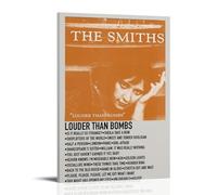 The Smiths Louder Than BombsArt Decoration Painting Waterproof And Stain Resistant, Living Room Study Coffee Shop Wall Painting Free Installation Easy to Clean Preferred Gift Giving OptionFrame-style1
