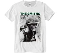 The Smiths Meat is Murder Morrissey Unisex T Shirt Rock Band Tee Size S-3XL White