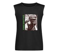 The Smiths Meat is Murder Rock Legend Men's Vests Tank Tops O-Neck 100% Cotton Undershirts Unisex Sleeveless T-Shirt XL Black