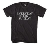 The Smiths Morrissey Everyday is Like Sunday T-Shirt Unisex Black Mens Tees XL