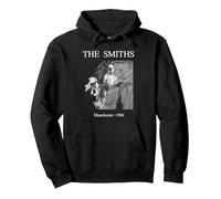The Smiths Morrissey Manchester 1984 By Stephen Wright Pullover Hoodie, Adult Unisex, Black, Large