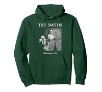 The Smiths Morrissey Manchester 1984 By Stephen Wright Pullover Hoodie, Adult Unisex, Dark Green, Large