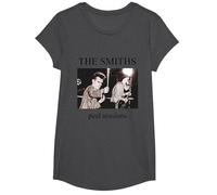 The Smiths Peel Sessions Album Sleeve Art by Stephen Wright T-Shirt, Girls, Dark Heather Grey, Medium