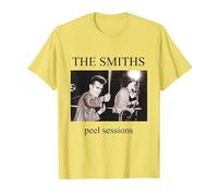 The Smiths Peel Sessions Album Sleeve Art by Stephen Wright T-Shirt, Men, Lemon Yellow, Medium
