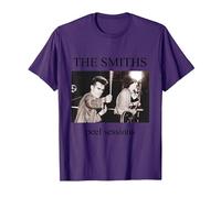 The Smiths Peel Sessions Album Sleeve Art by Stephen Wright T-Shirt, Men, Purple, Medium