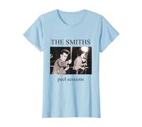 The Smiths Peel Sessions Album Sleeve Art by Stephen Wright T-Shirt, Women, Baby Blue, Medium