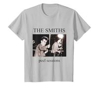 The Smiths Peel Sessions Album Sleeve Art by Stephen Wright T-Shirt, Youth, Silver Grey, Large