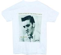 The Smiths 'Shoplifters of The World Unite' T Shirt Mens Retro Tee White L