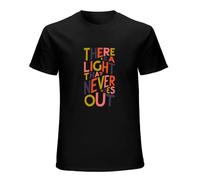 The Smiths There is A Light That Never Goes Out T-Shirt Short Sleeve Tee Streetwears Unisex Crewneck Tee Shirt Black XL
