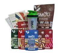 The Smug 9 - Complete 9-Day Reset Kit with Protein Powder, Supplements, Shaker and Printed Routine - Made in Britain (9-Day Package, Chocolate)