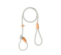 The Smug Dog Slip Leash for Dogs - 150cm Training Dog Lead | No-Pull, No-Choke Slip Rope Lead for Medium & Large Dogs | Durable Nylon Design | Cream