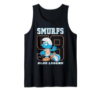 The Smurfs #58 Blue Legend Soccer Jersey Design Cartoon Tank Top