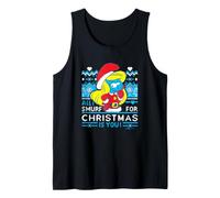 The Smurfs All I Smurf for Christmas is You Tank Top