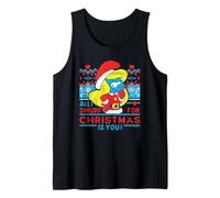 The Smurfs Christmas Ugly Sweater Tank Top