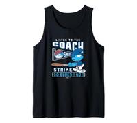 The Smurfs Coach Strike Go Blues Baseball Tank Top